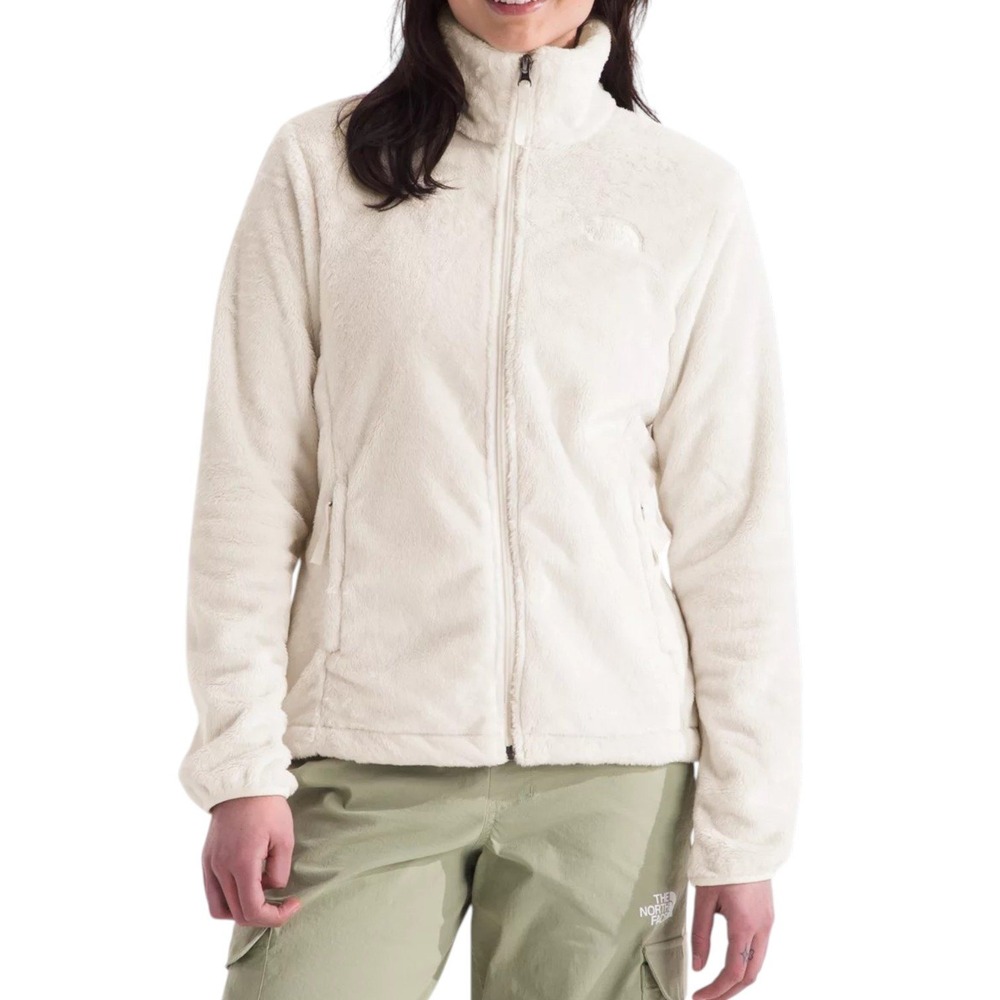 The North Face Osito Fleece Jacket Womens XL White Dune Ivory Full Zip NF00C782